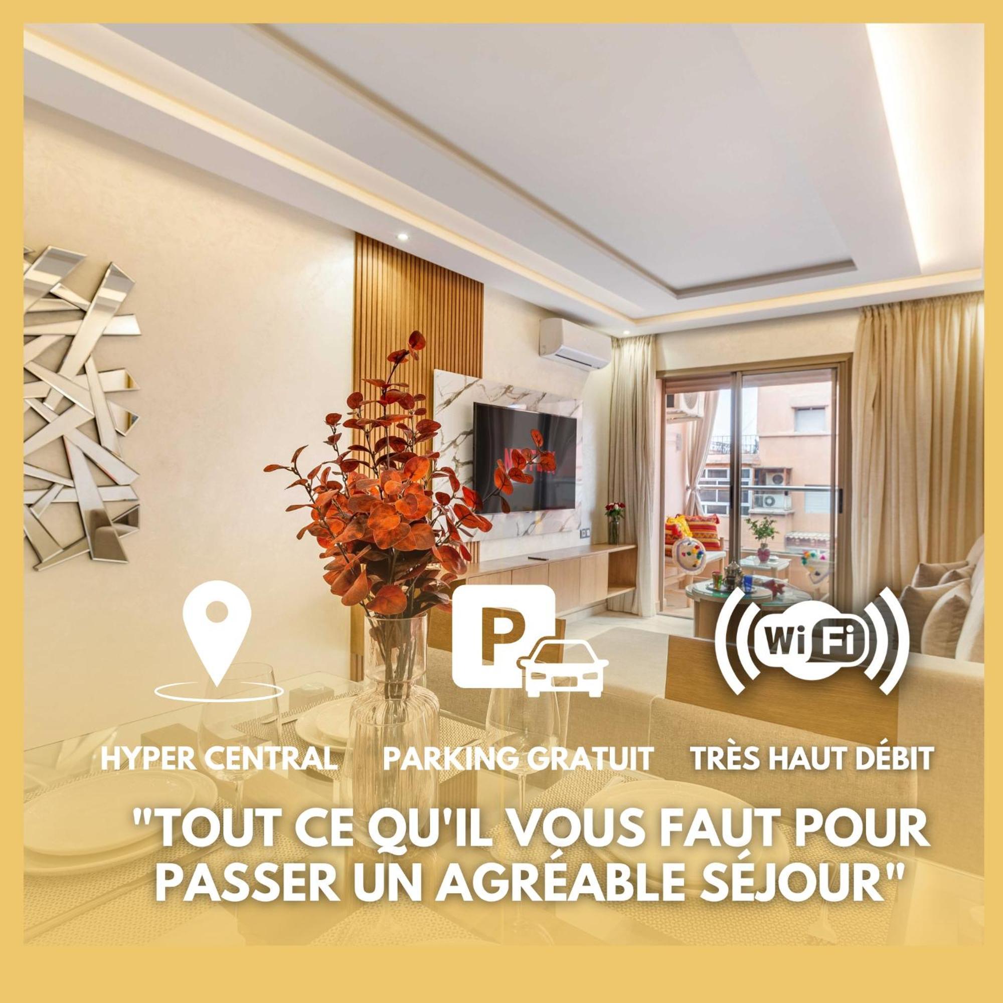 Magnifique Appartement Unique Et Central! Marrakesh Extérieur photo