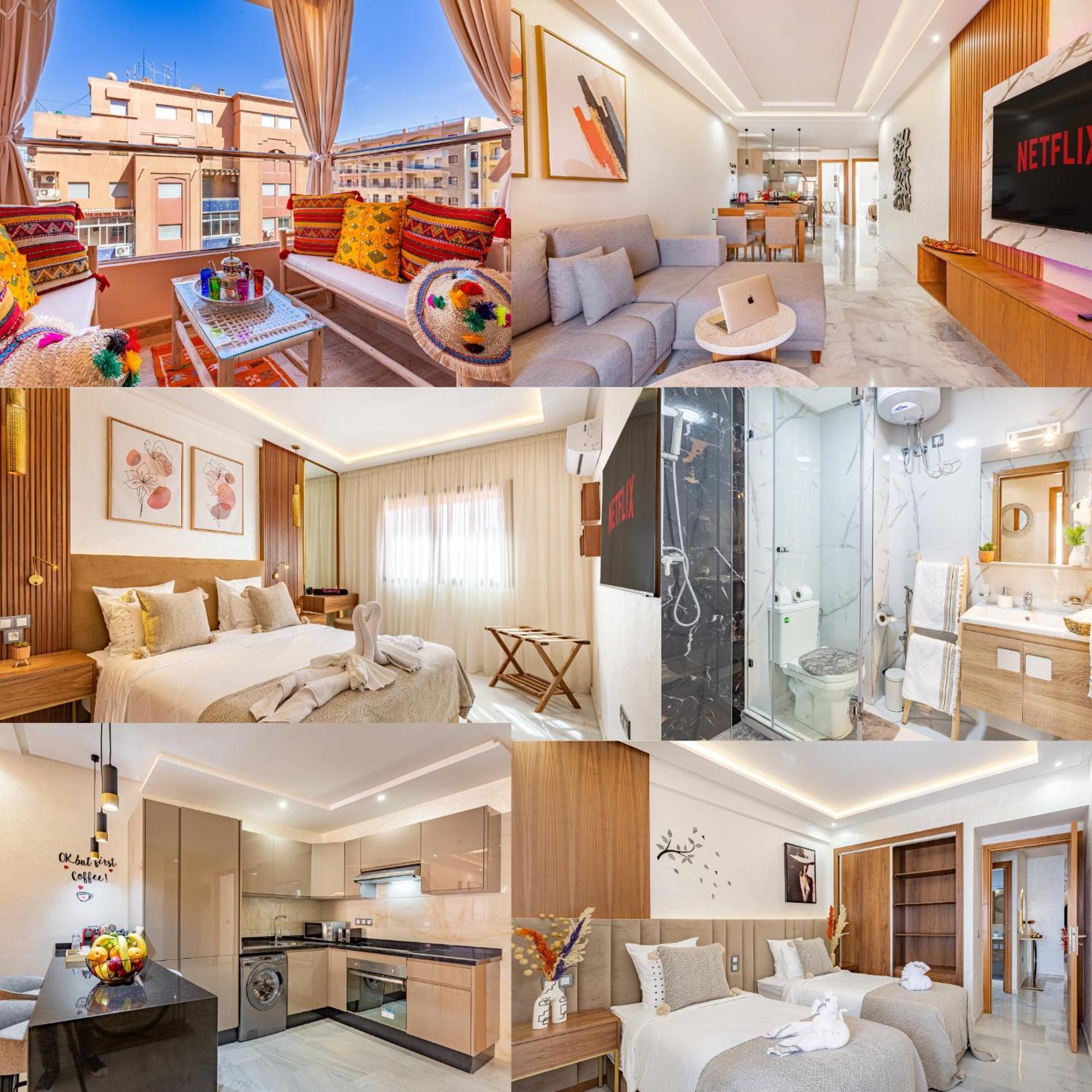 Magnifique Appartement Unique Et Central! Marrakesh Extérieur photo