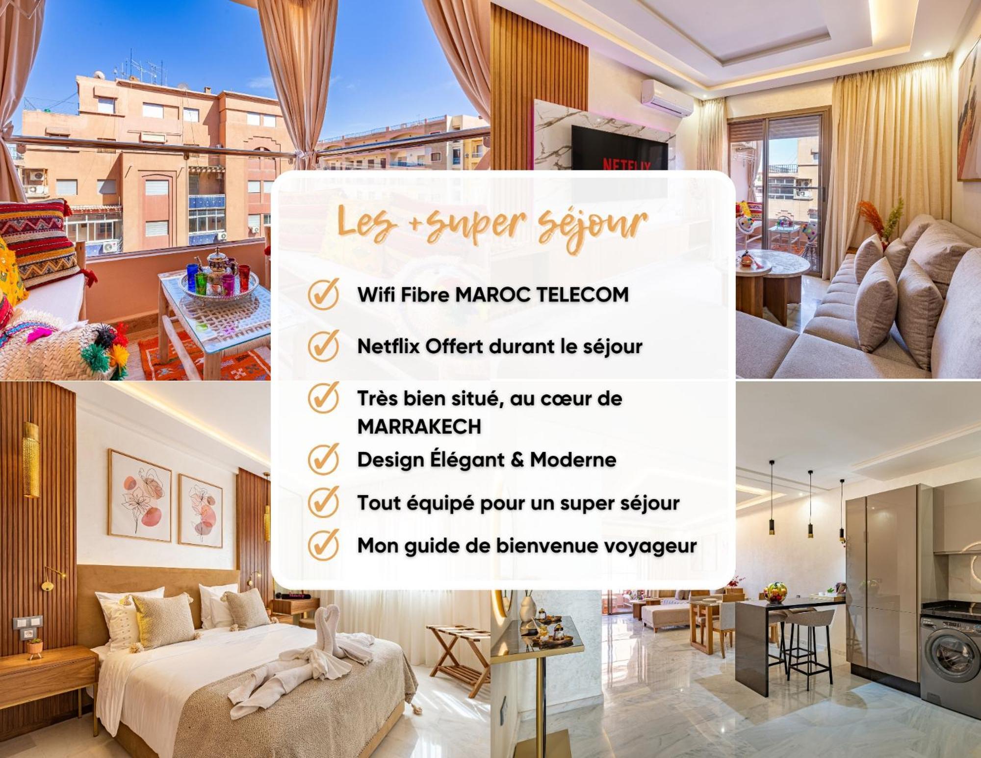 Magnifique Appartement Unique Et Central! Marrakesh Extérieur photo